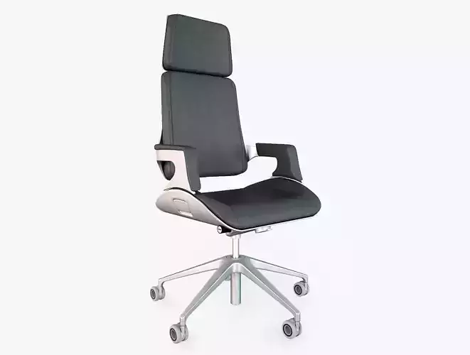 Interstuhl Silver 362S Office Chair 3D model