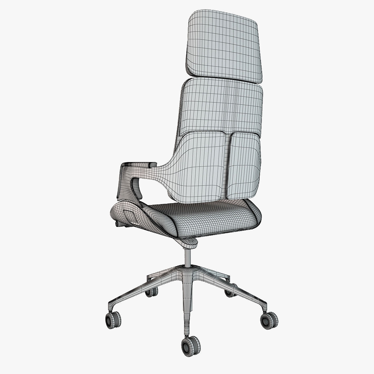 Interstuhl Silver 362S Office Chair 3D model | CGTrader