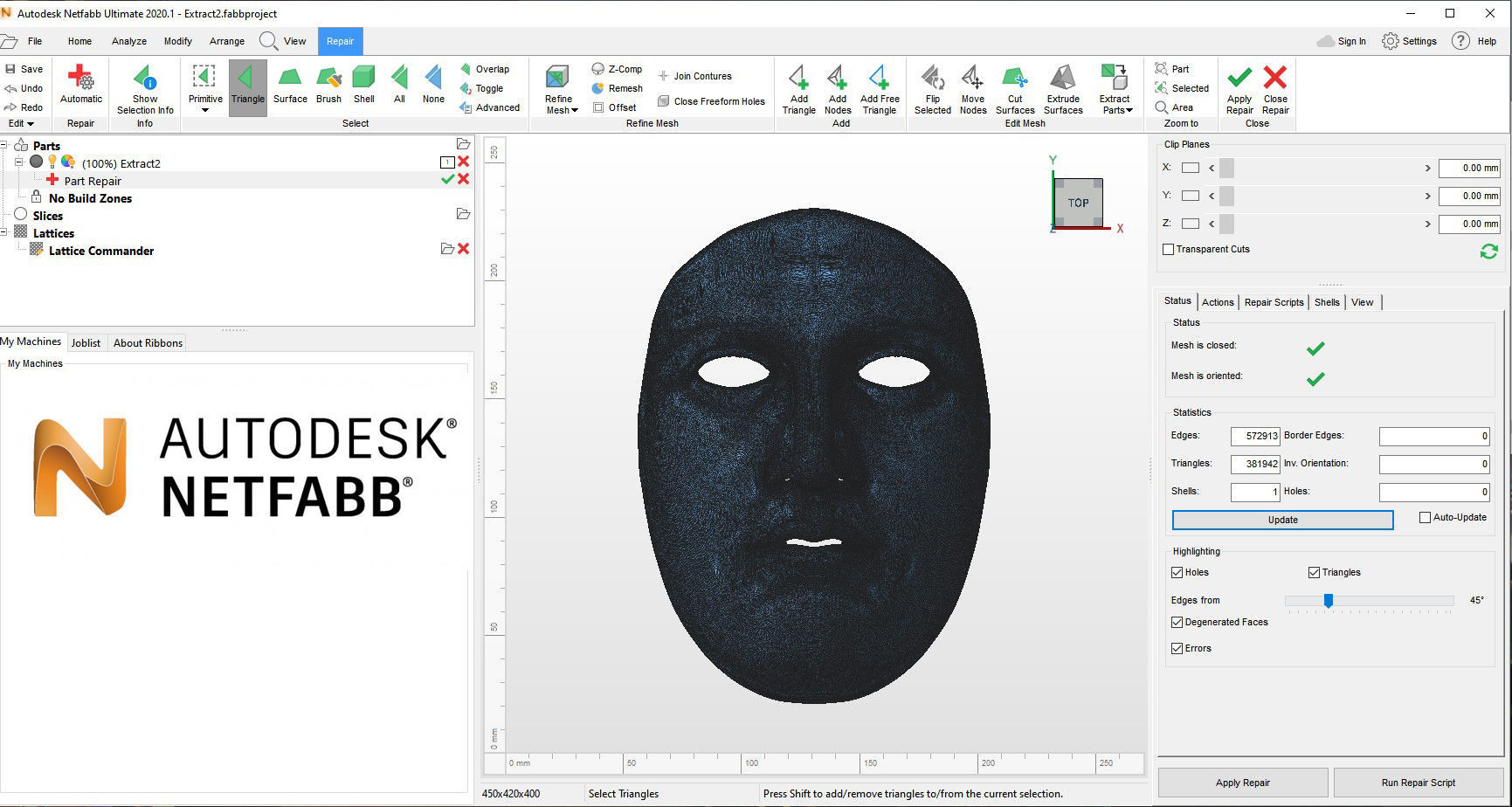 Apollo mask 3D print model_8