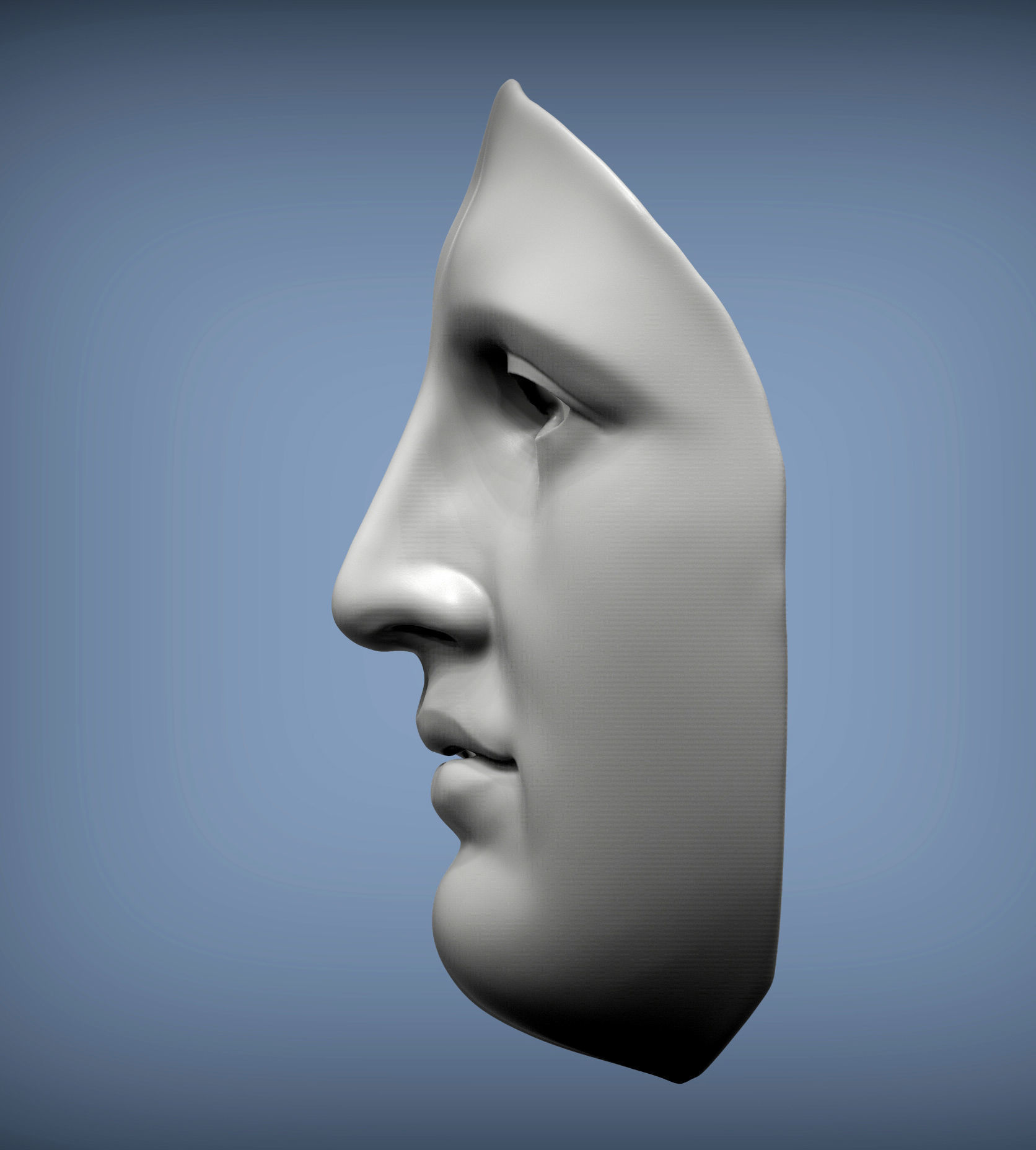 Apollo mask 3D print model_1