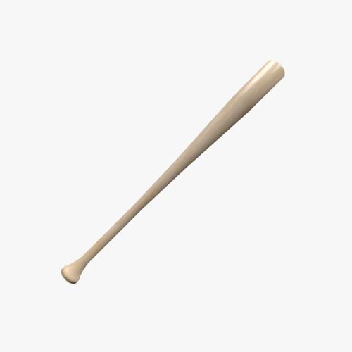 Baseball bat - low poly
