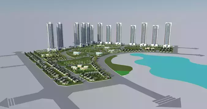 Project Urban by Duy Free 3D model