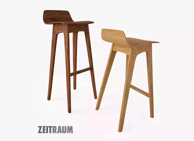 Zeitraum Morph Bar Stool 3D model