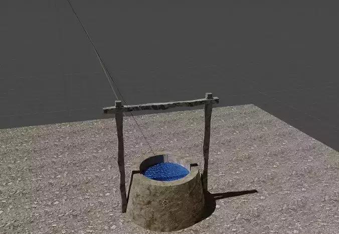 Well 3D model bucket