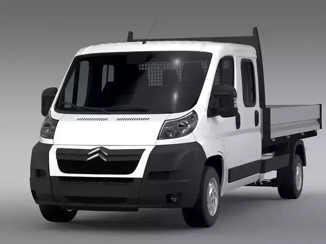 Citroen Relay Crew Cab Truck 2009-2014 3D model