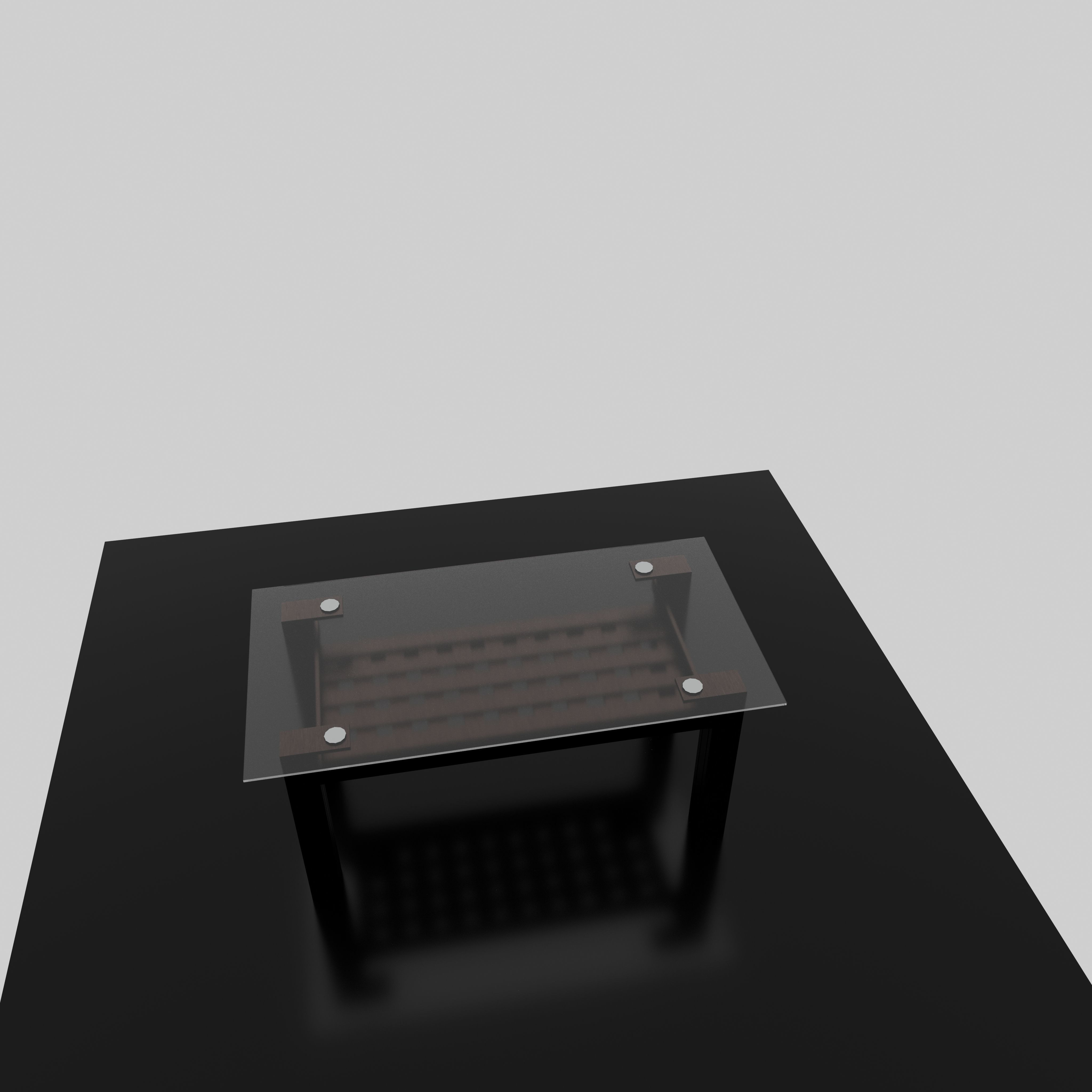 Kitchen table 3D model_2