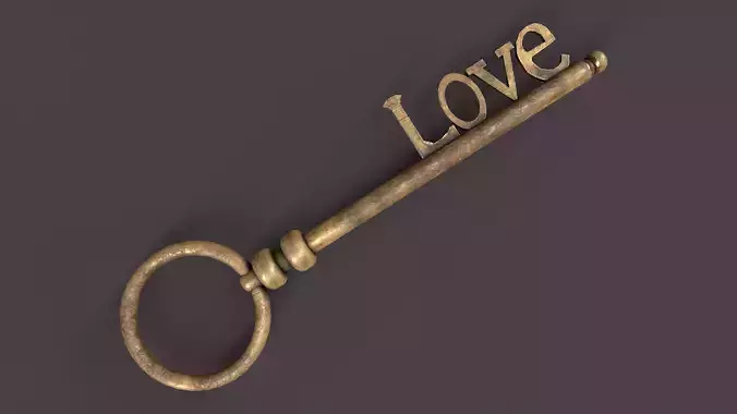 Medieval Copper Key V3