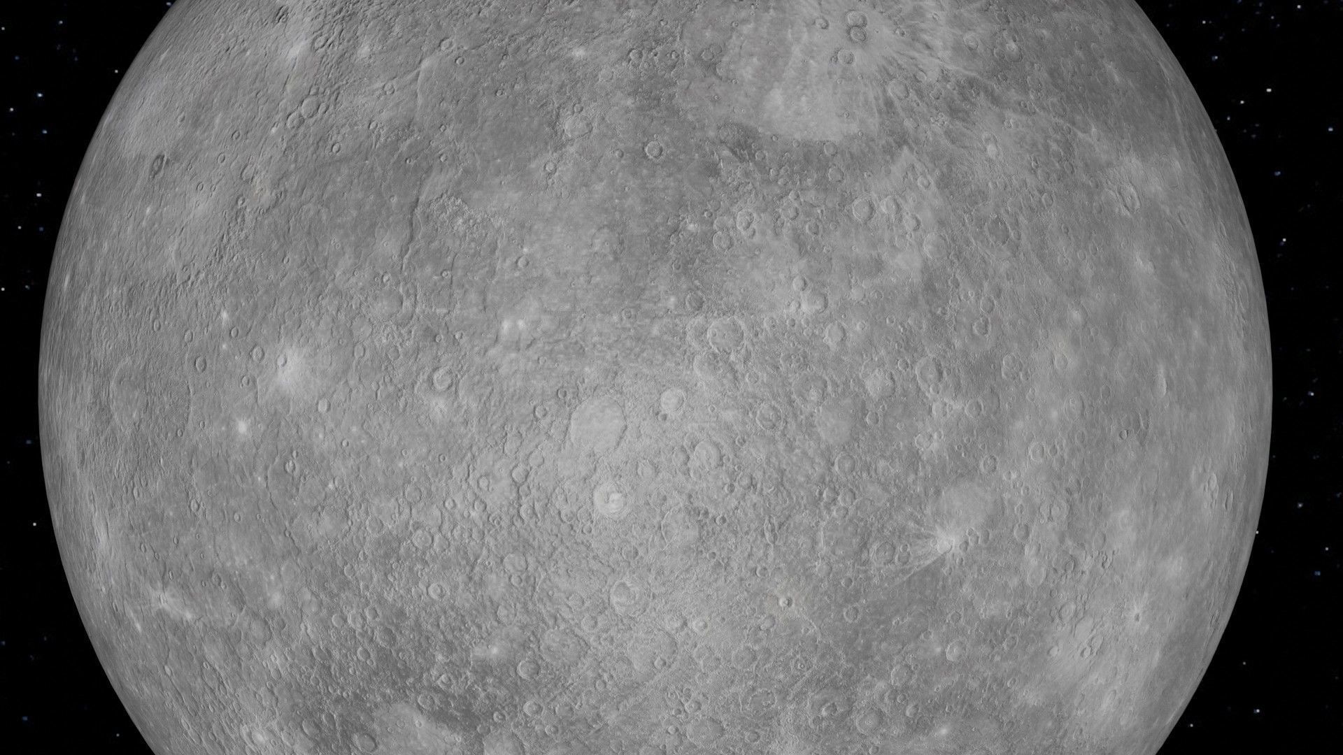 Mercury 8K textures Low-poly 3D model_2