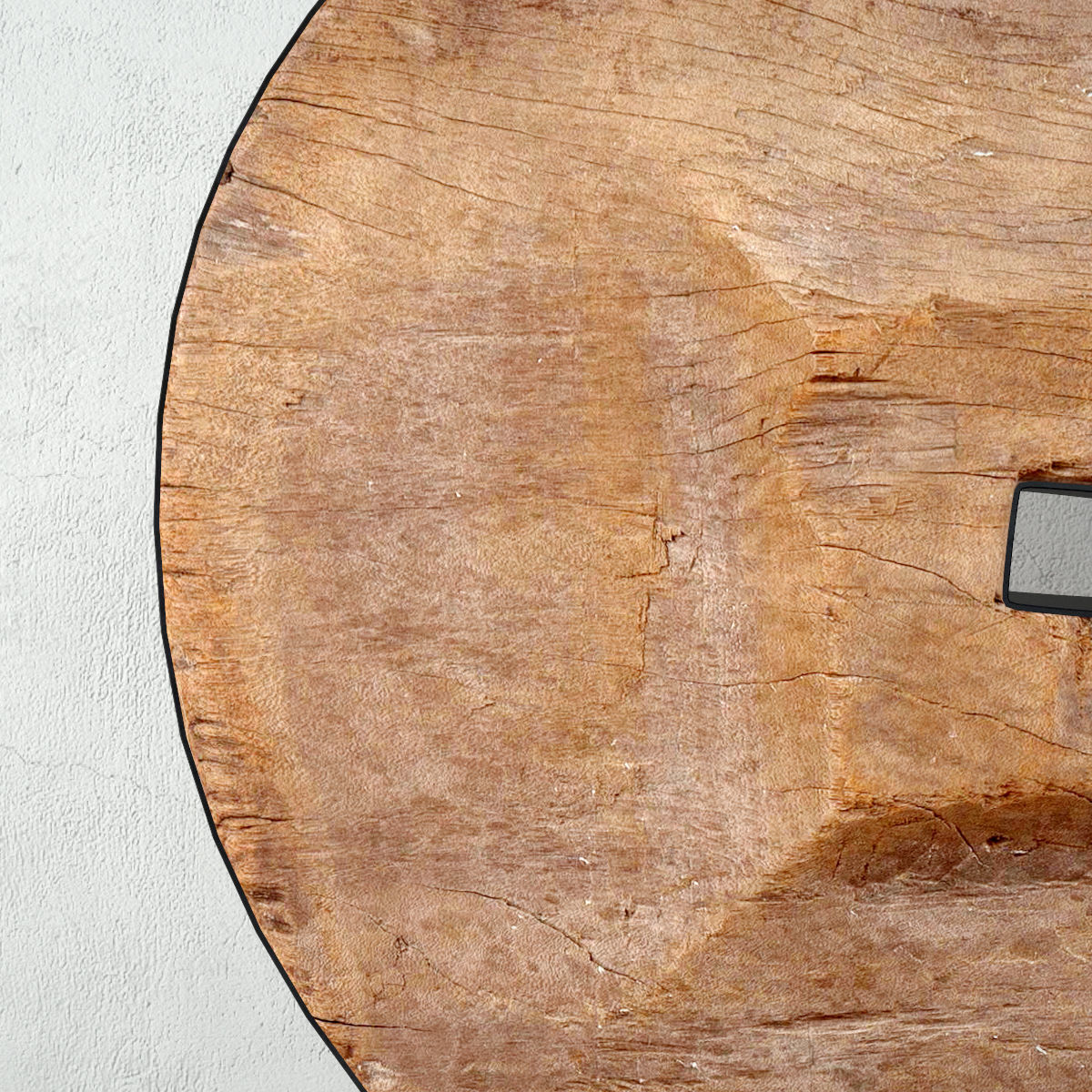 Rustic Ox Cart Wooden Wheel 3D model_5