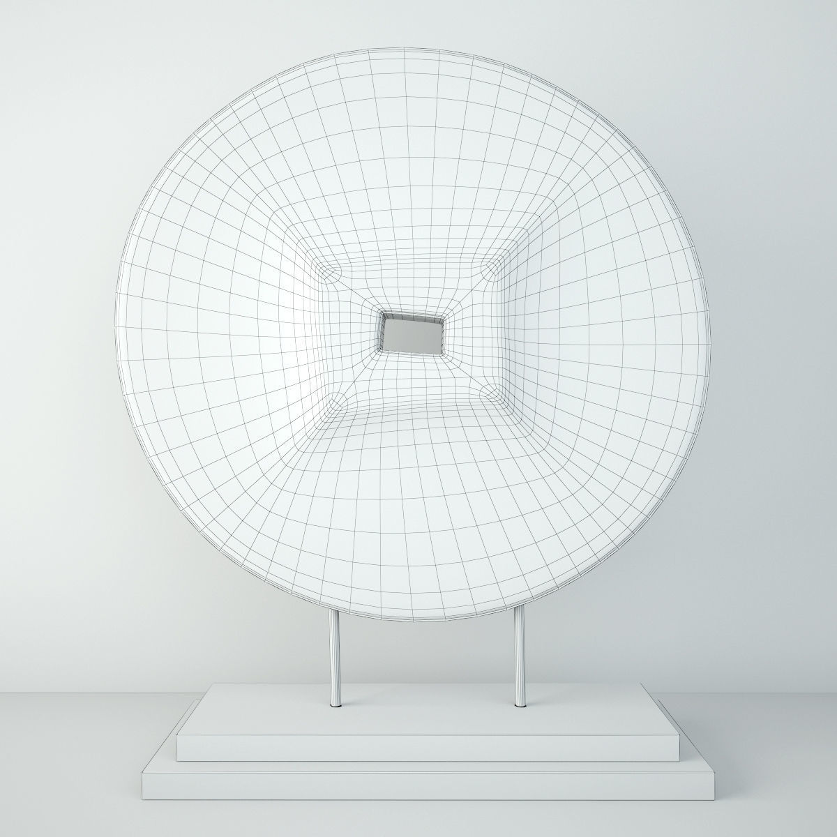 Rustic Ox Cart Wooden Wheel 3D model_2