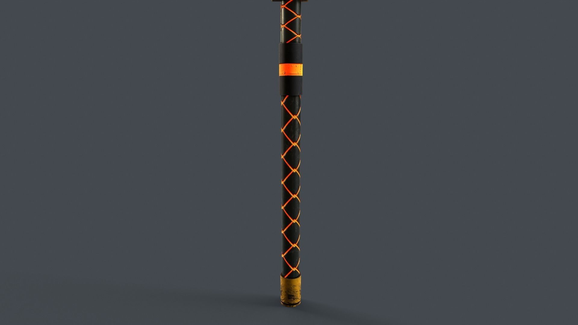 Sci-Fi Axe V4 - 02 Low-poly 3D model_4