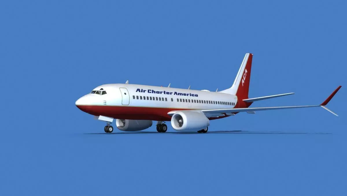 Boeing 737 MAX 7 Air Charter America 3D model