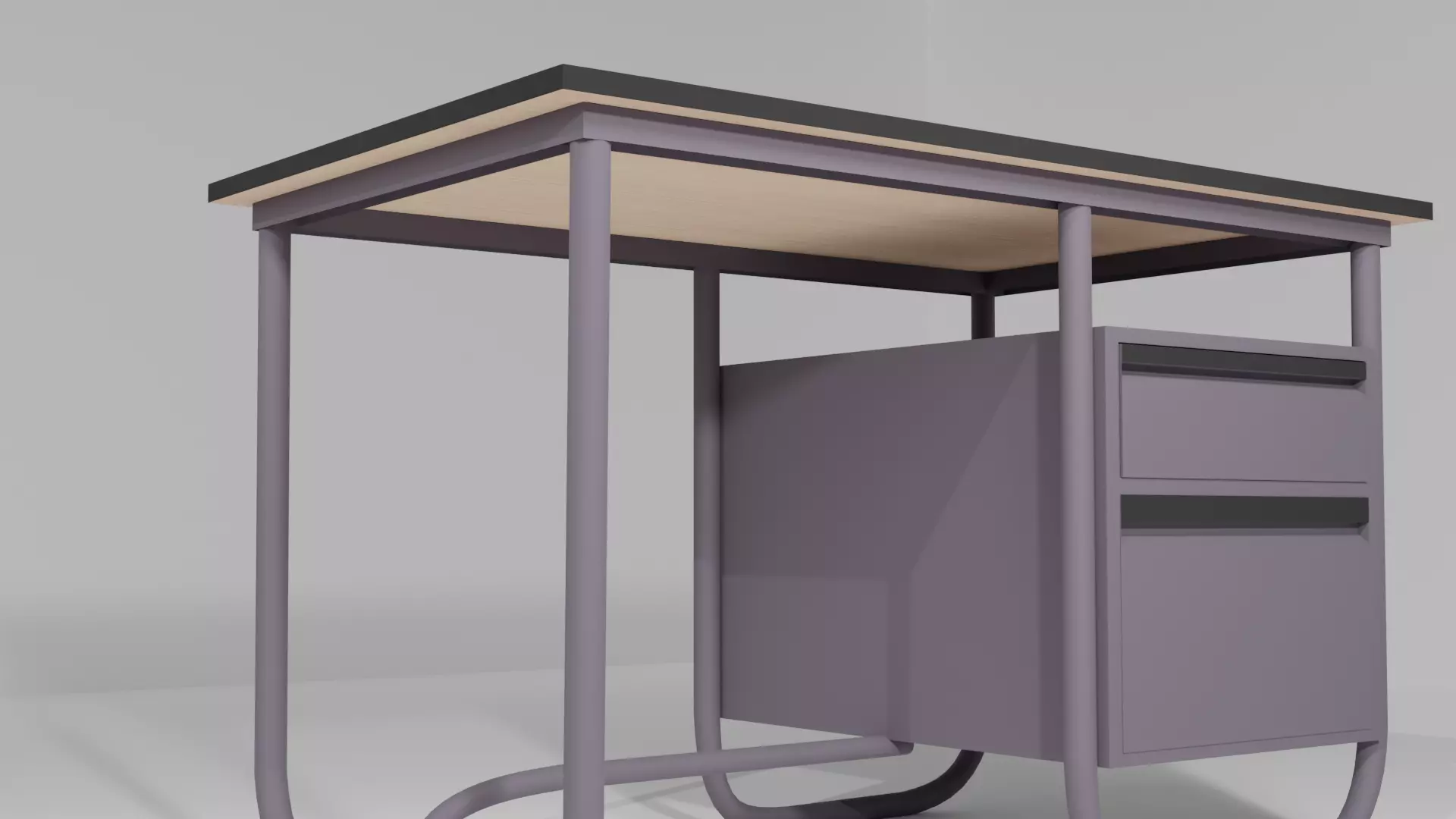 Vintage Reading Table Indian Style - Tamil Nadu 3D model