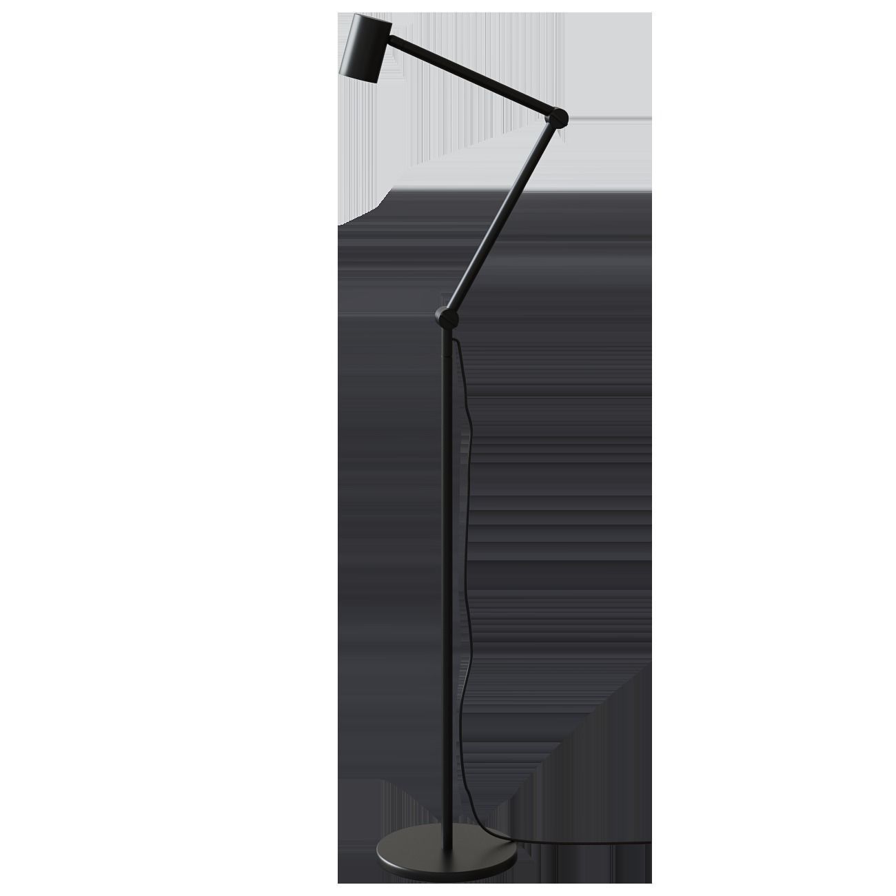NIMONE Floor reading lamp anthracite 3D model_1