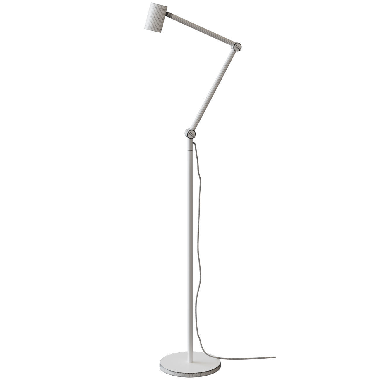 NIMONE Floor reading lamp anthracite 3D model_2