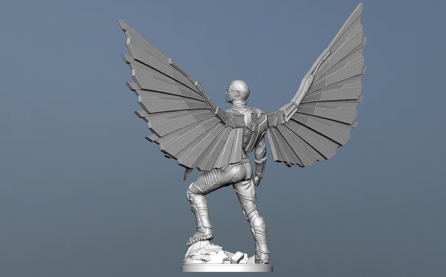 Captain America Sam Wilson - DisneyPlus Version 3D print model_14