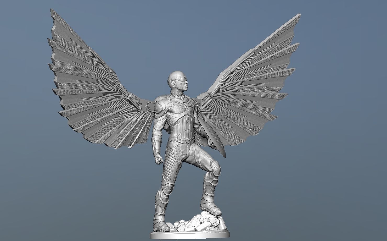 Captain America Sam Wilson - DisneyPlus Version 3D print model_18