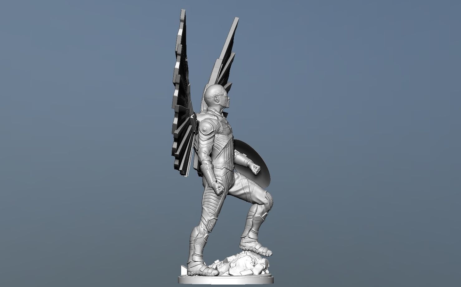 Captain America Sam Wilson - DisneyPlus Version 3D print model_17
