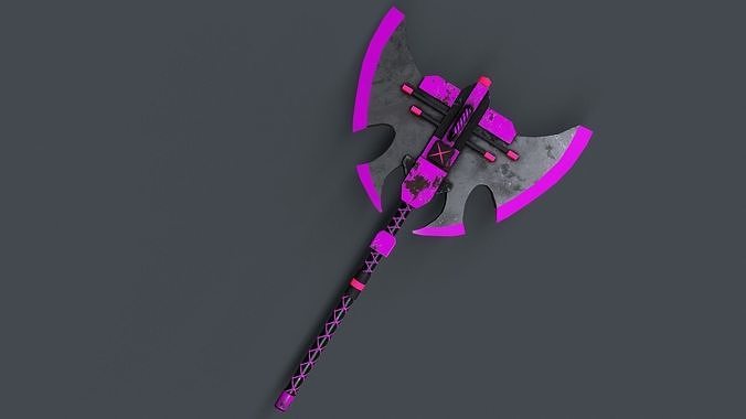 Sci-Fi Axe V4 - 05 Low-poly 3D model
