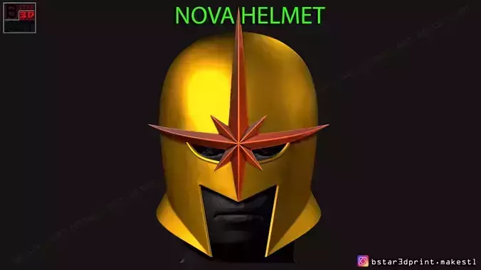 Nova Prime Helmet - Marvel costumes 3D print model
