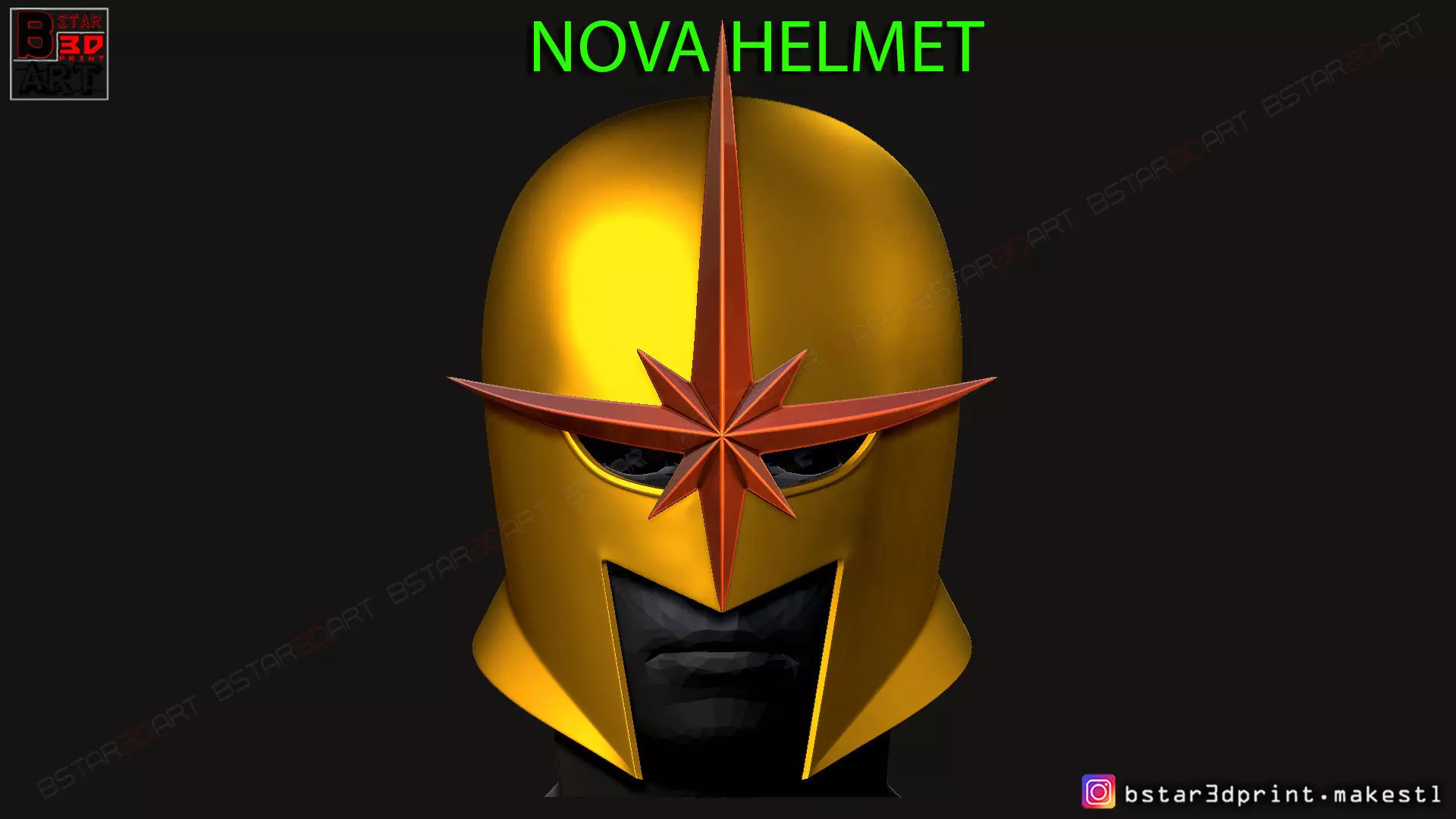 Nova Prime Helmet - Marvel costumes 3D print model_0