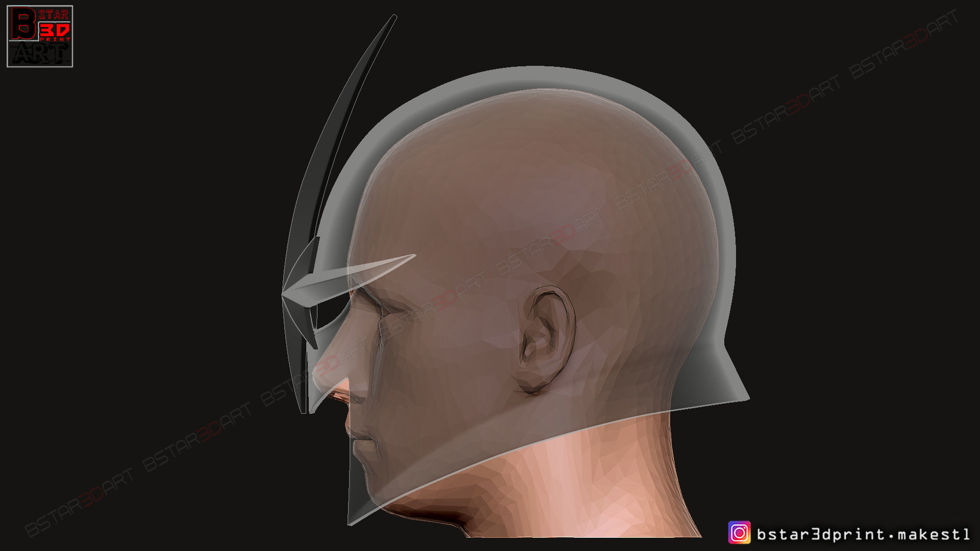Nova Prime Helmet - Marvel costumes 3D print model_21