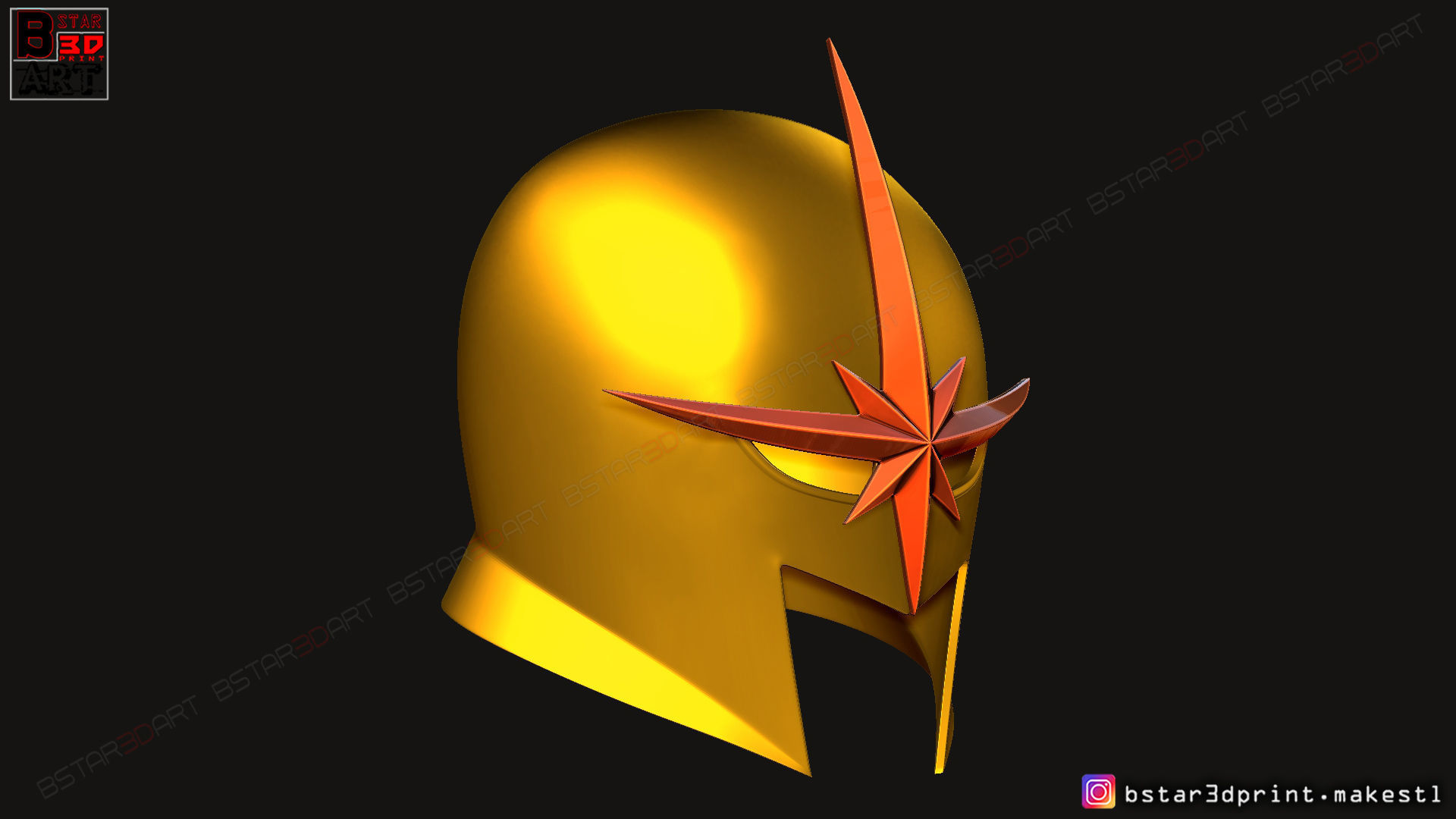 Nova Prime Helmet - Marvel costumes 3D print model_9