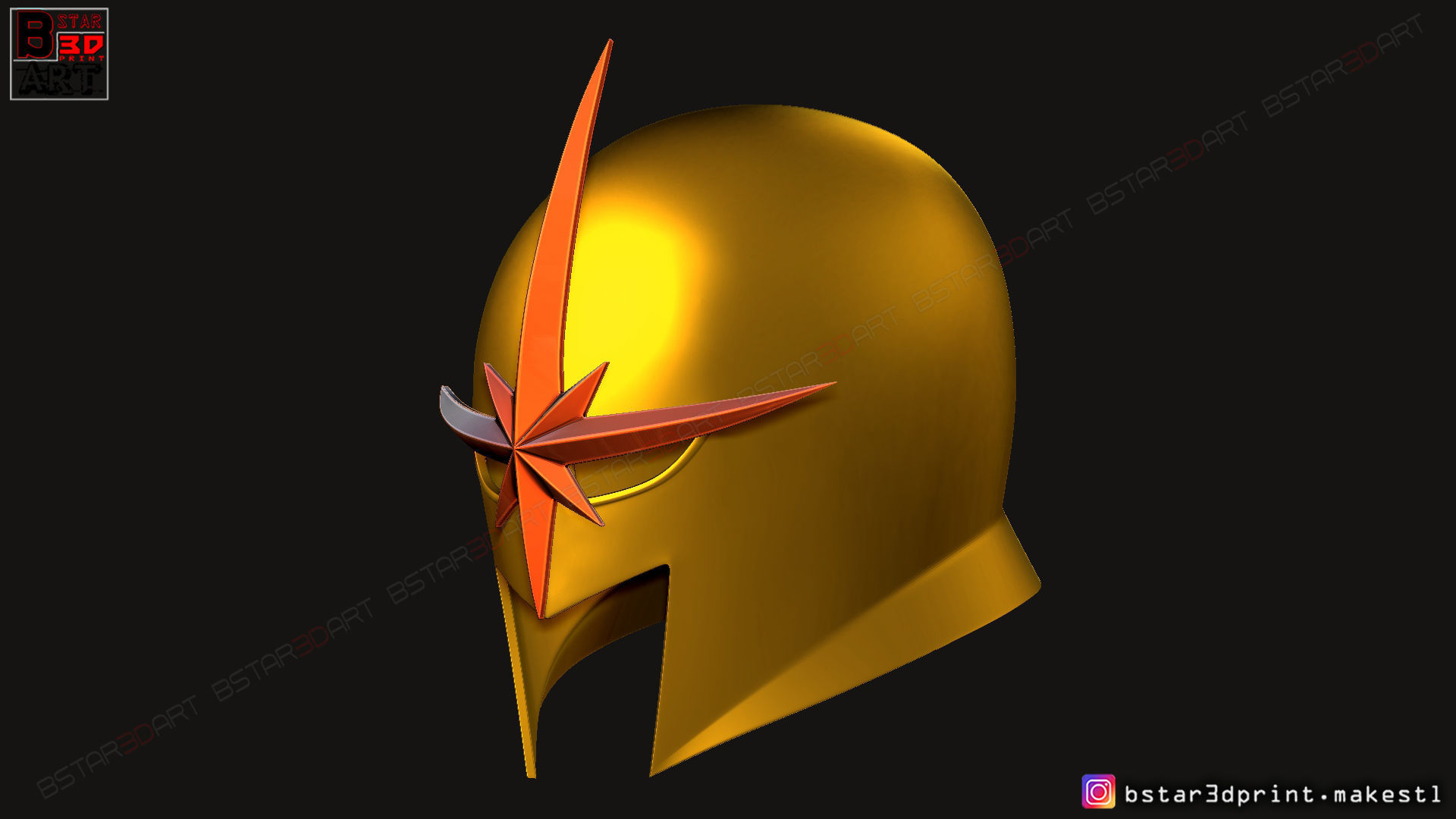Nova Prime Helmet - Marvel costumes 3D print model_3