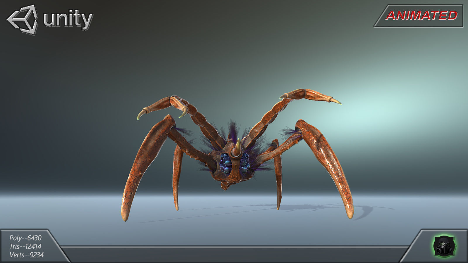  Alien Extraterrestrial Creature 03 Low-poly 3D model_18