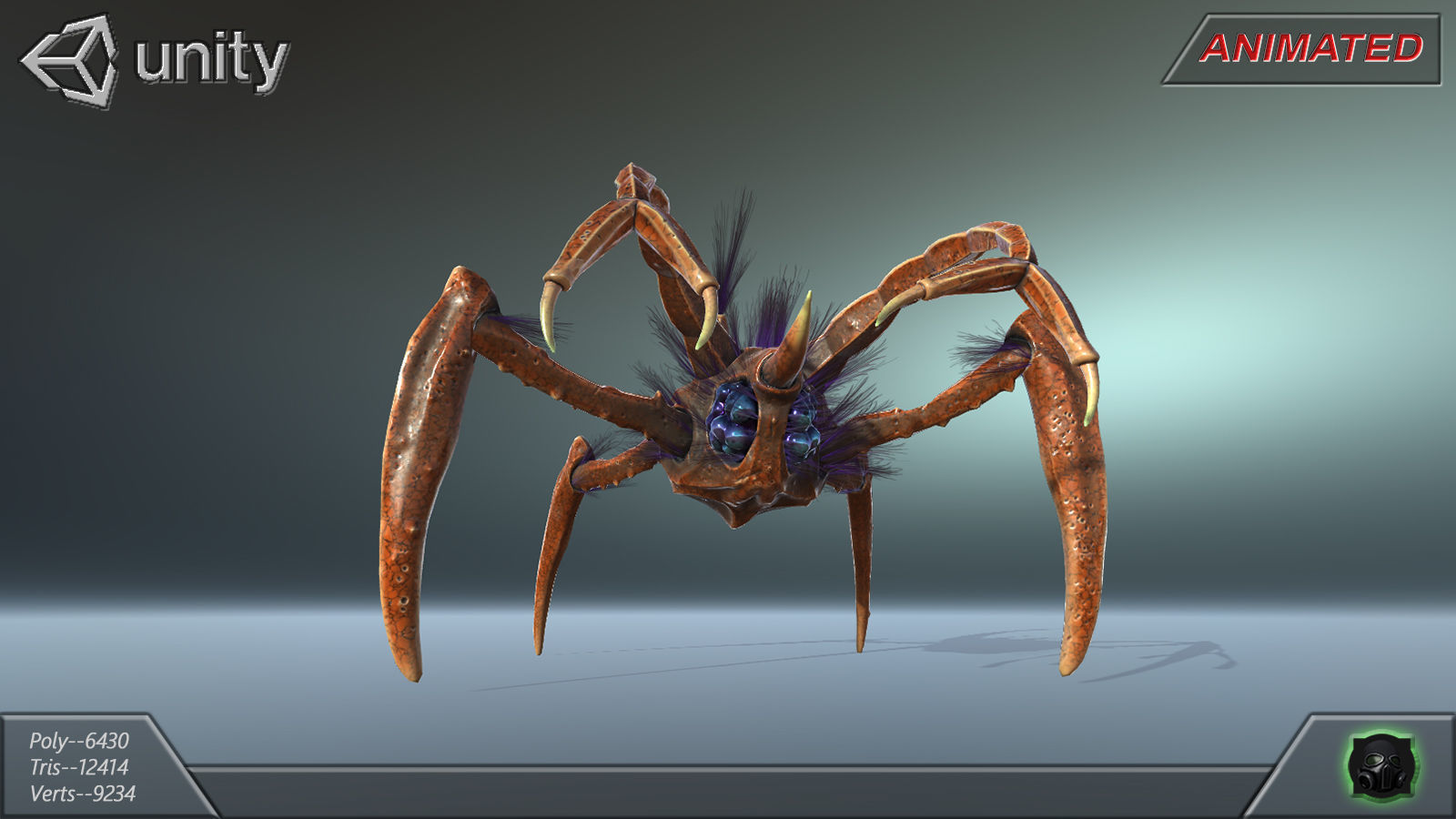  Alien Extraterrestrial Creature 03 Low-poly 3D model_5