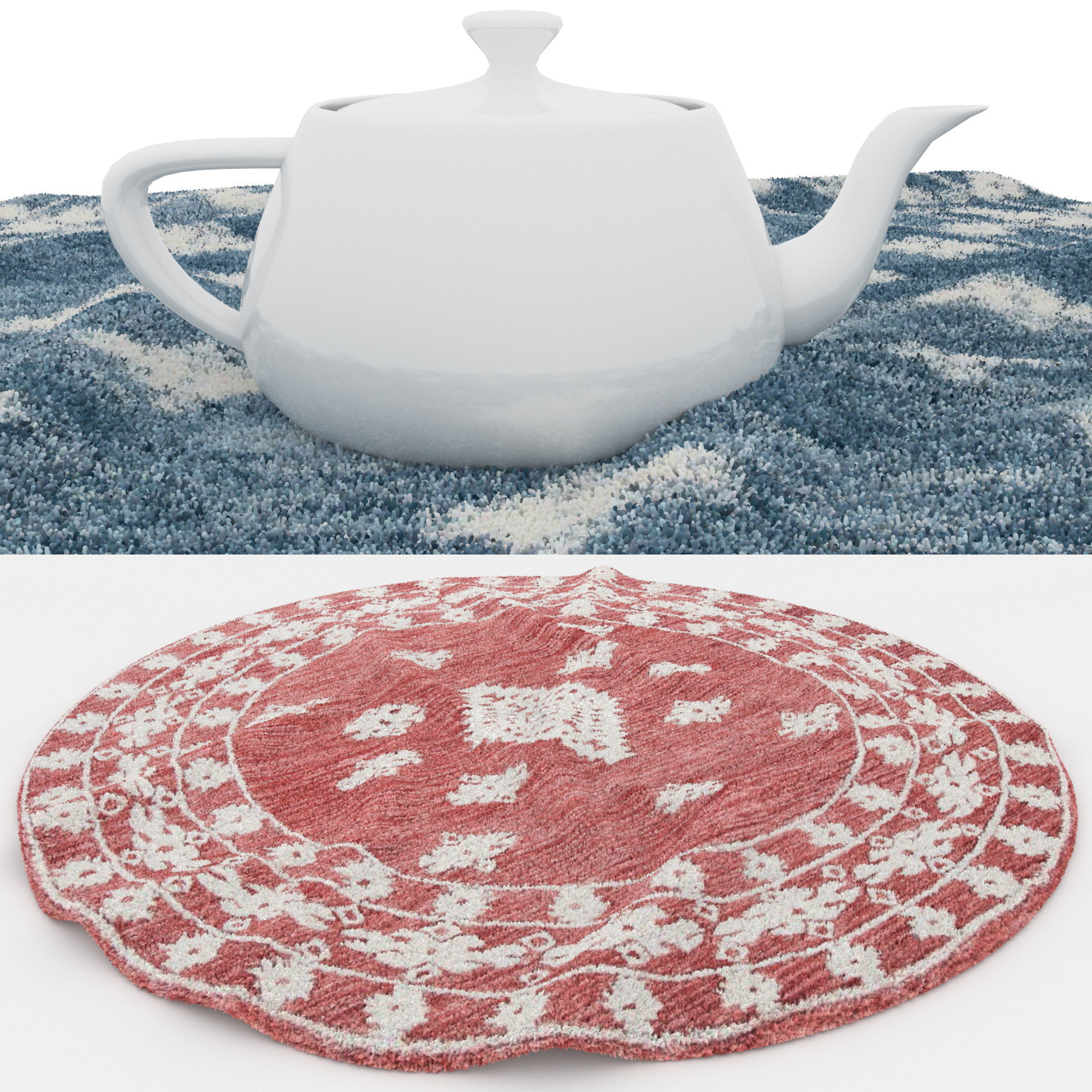 Rugs No 121 Low-poly 3D model_1