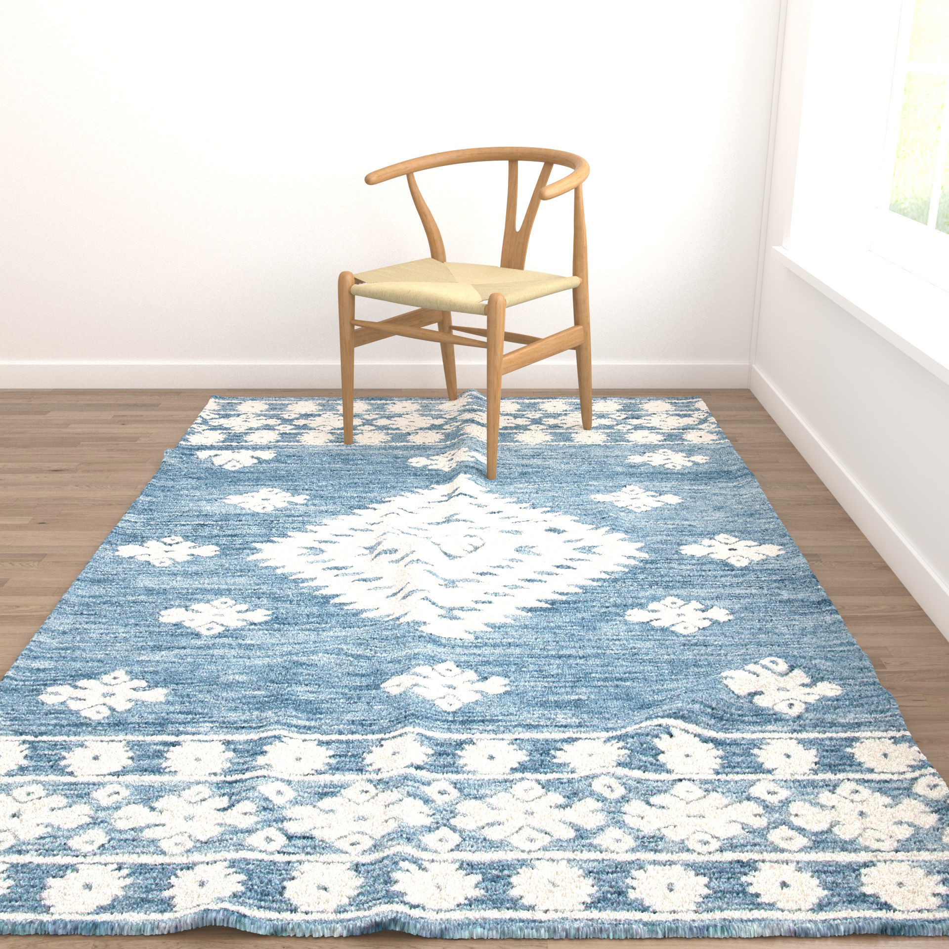 Rugs No 121 Low-poly 3D model_8