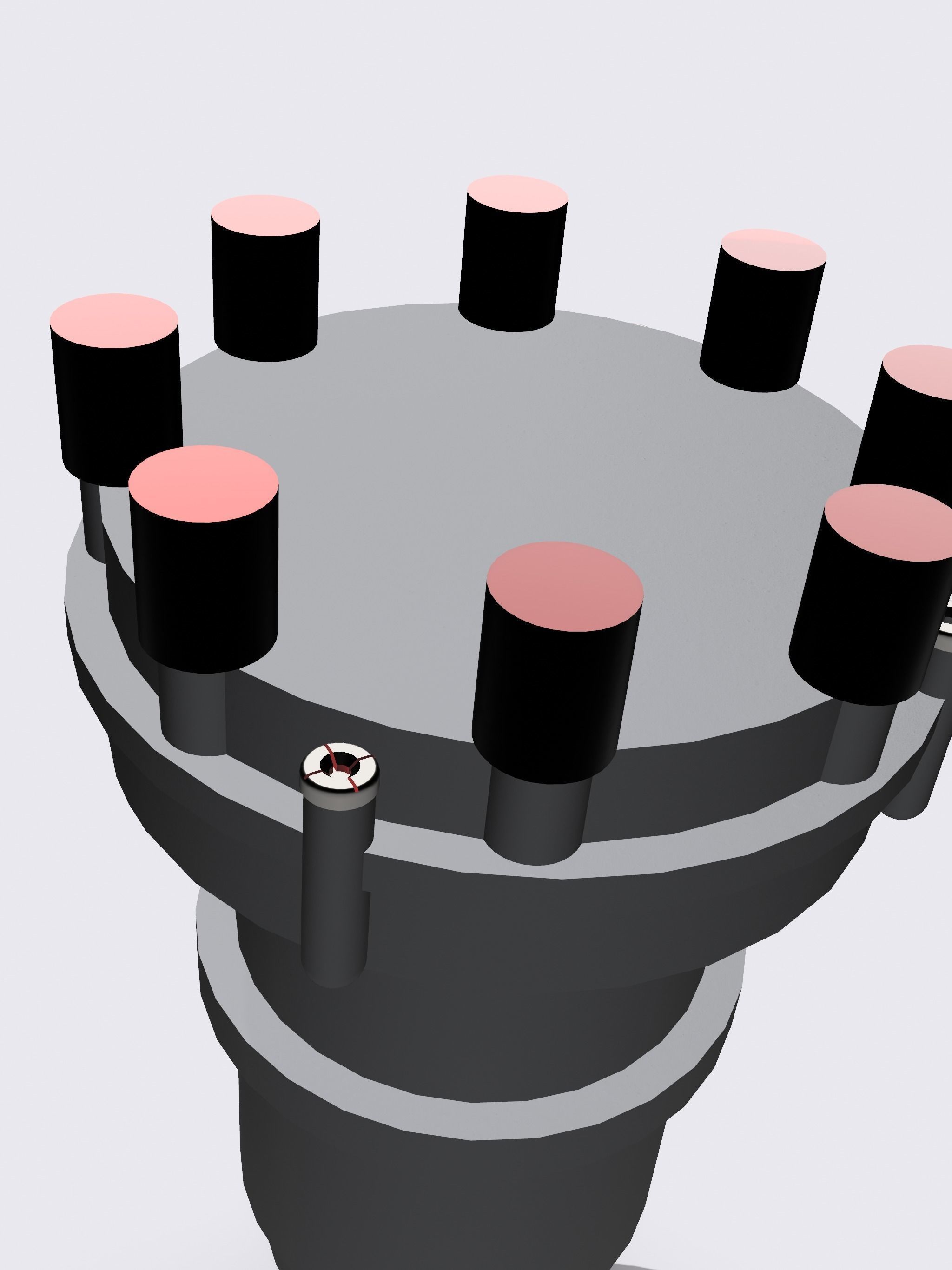 MSD Twin Magneto and Accessories Hemi Drag 3D print model_5
