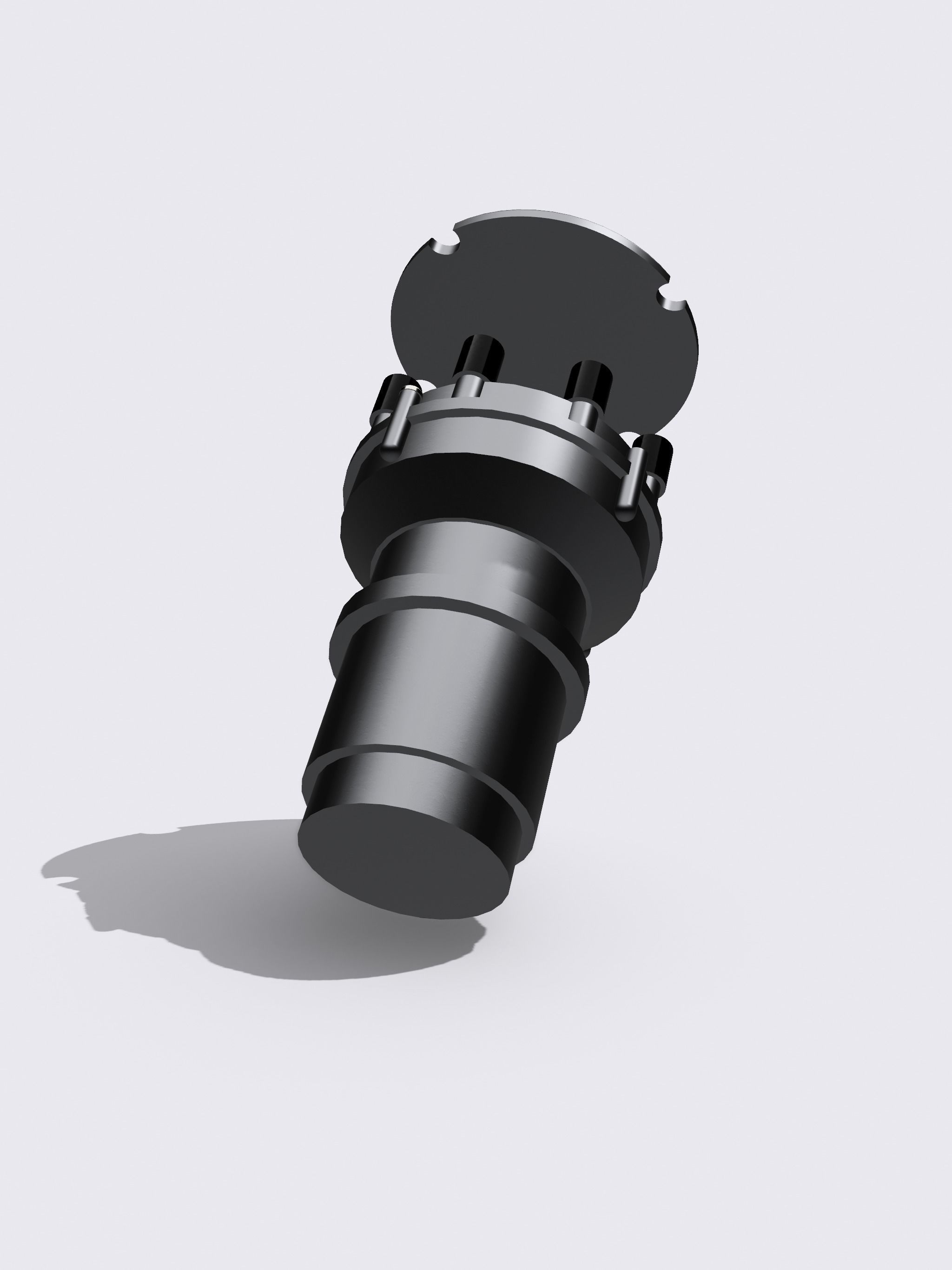 MSD Twin Magneto and Accessories Hemi Drag 3D print model_6