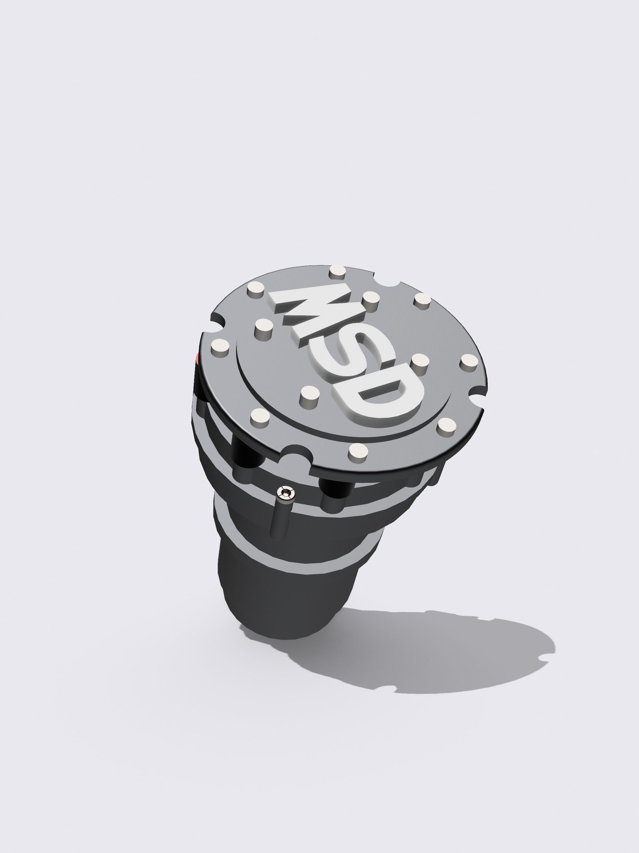 MSD Twin Magneto and Accessories Hemi Drag 3D print model_3