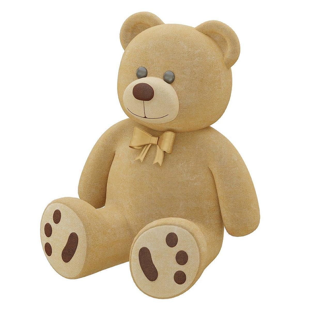 Teddy bear BLENDER 3D Model Cycles 3D model_8