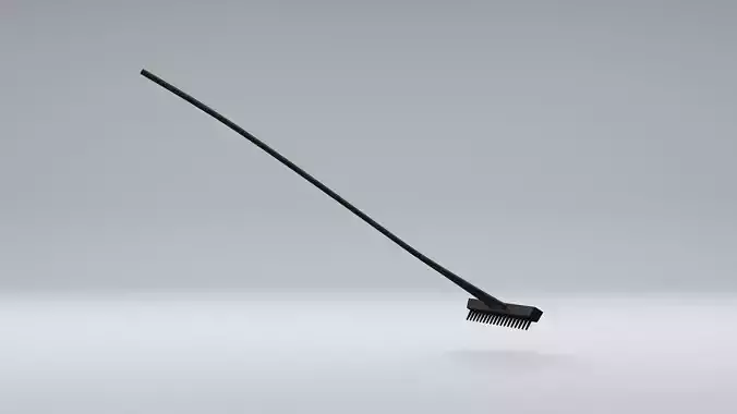 wooden medieval rake