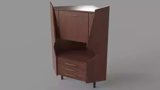 Hester Corner Bar Cabinet