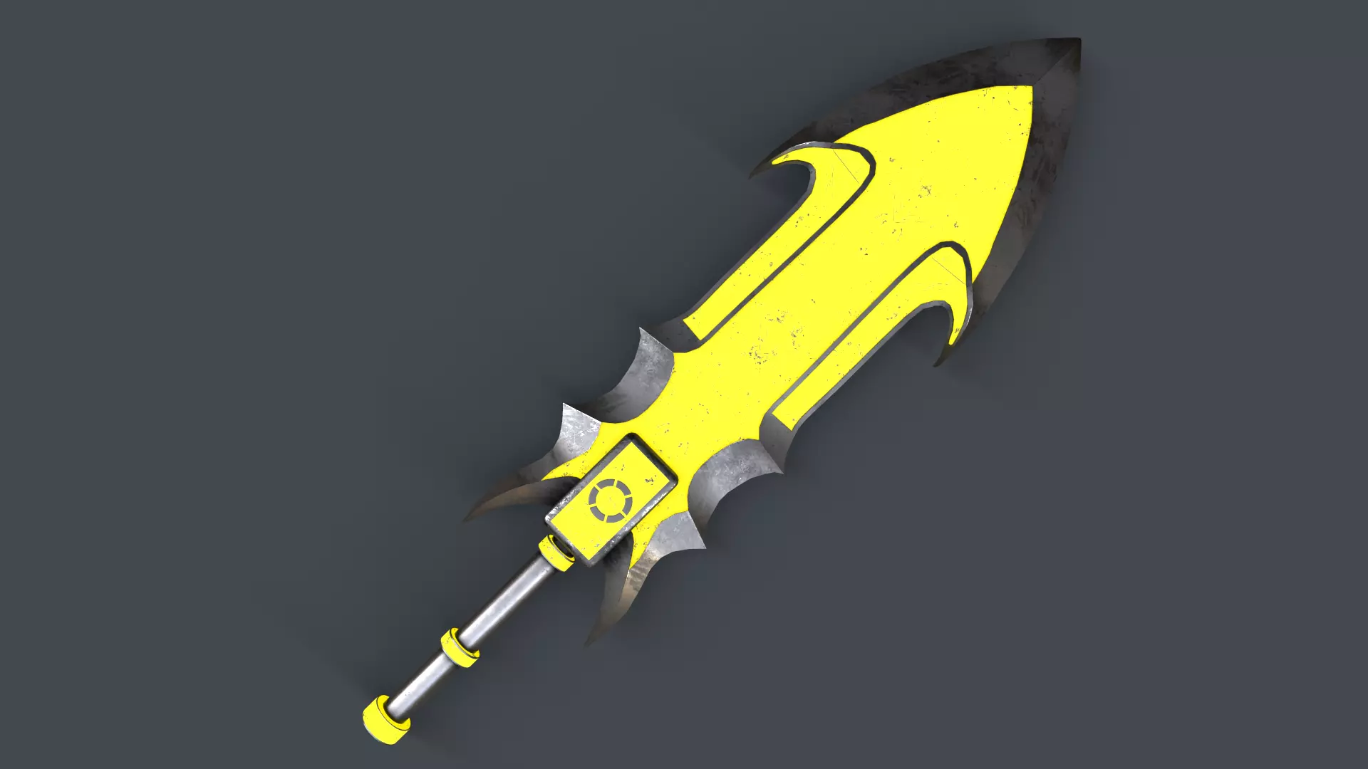 Sci-Fi Sword V4 - 02 Low-poly 3D model_0