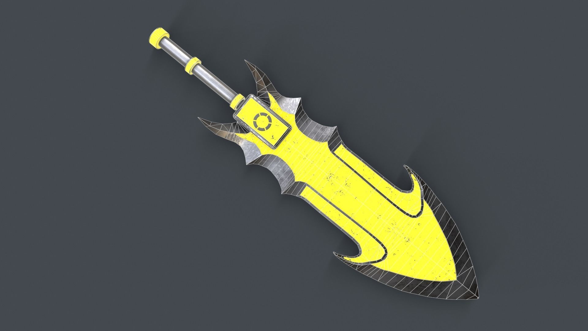 Sci-Fi Sword V4 - 02 Low-poly 3D model_12