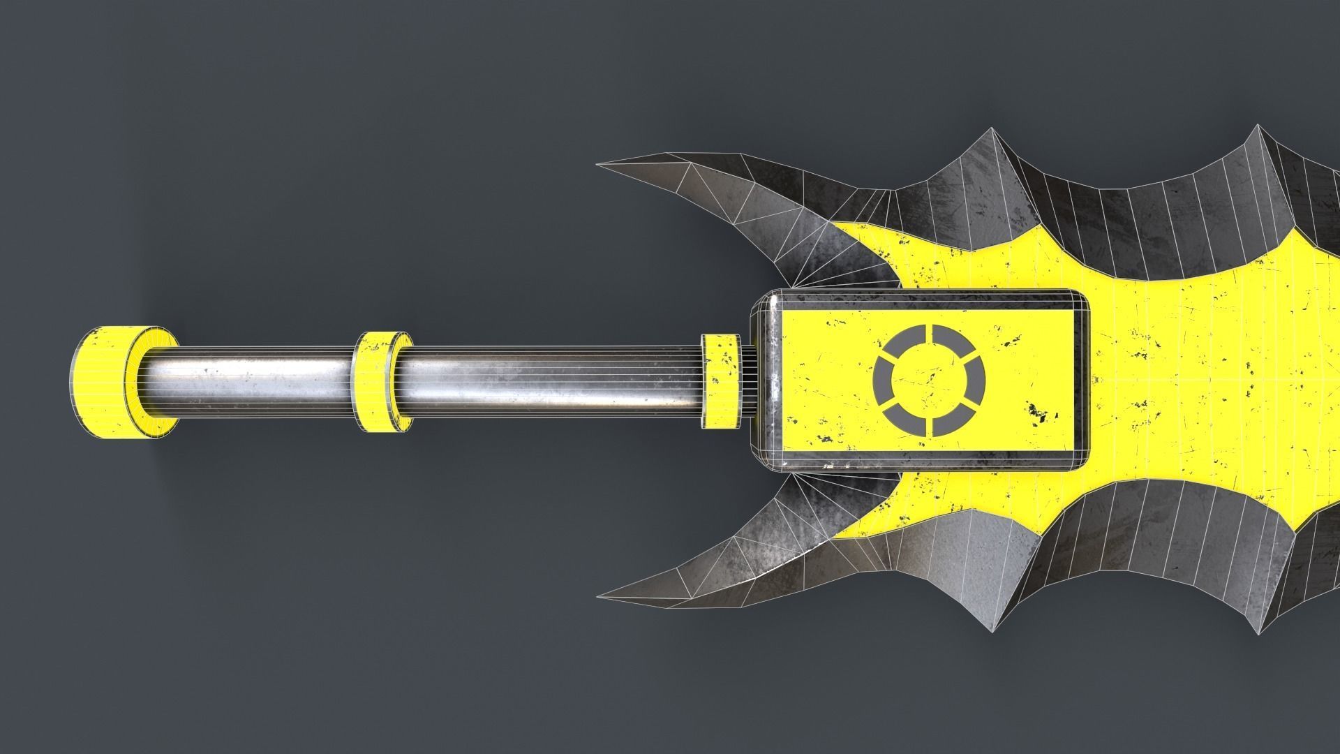 Sci-Fi Sword V4 - 02 Low-poly 3D model_13