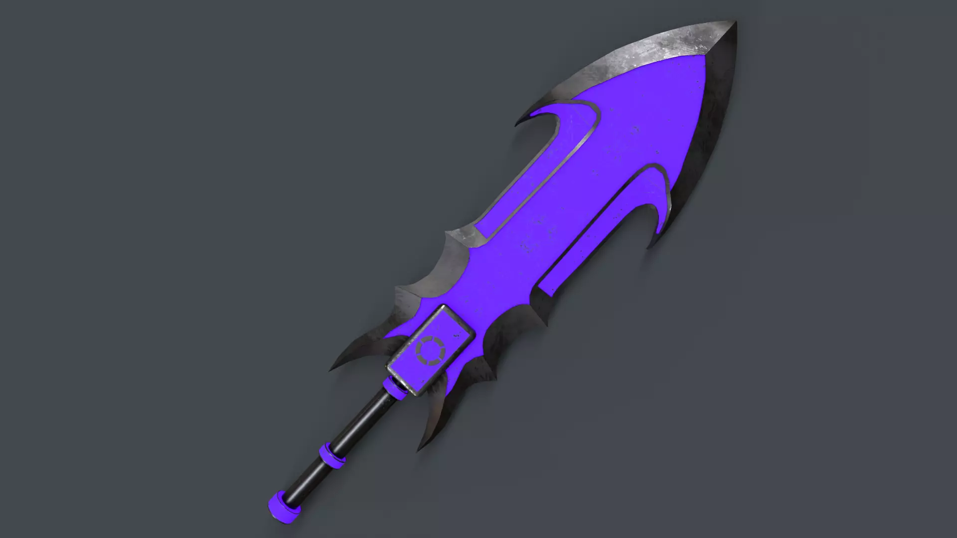 Sci-Fi Sword V4 - 03 Low-poly 3D model_0