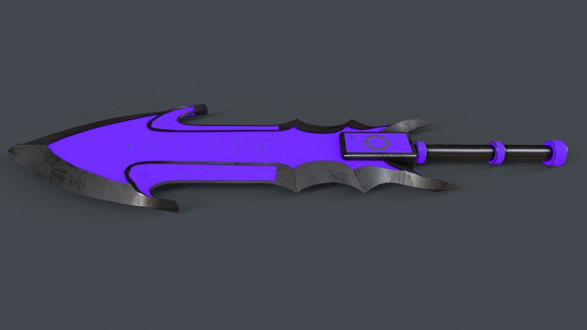 Sci-Fi Sword V4 - 03 Low-poly 3D model_11