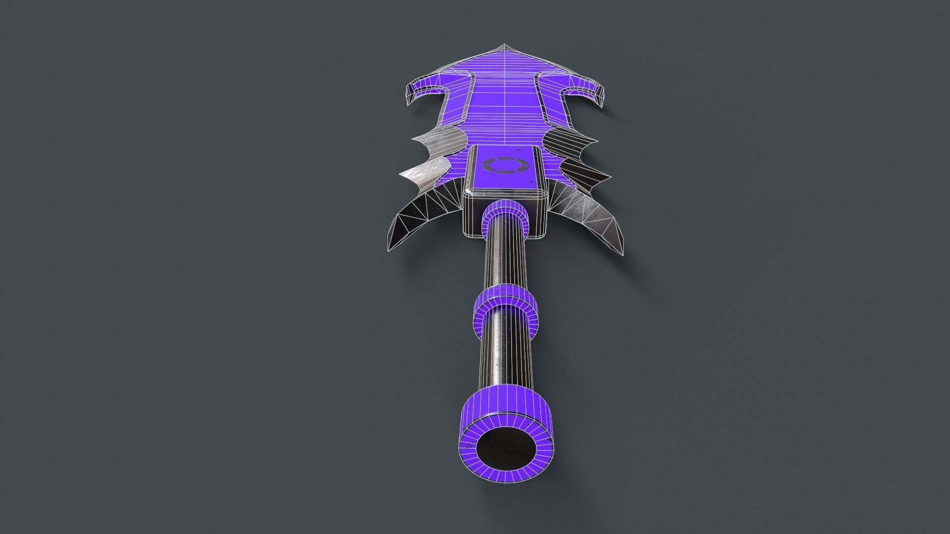 Sci-Fi Sword V4 - 03 Low-poly 3D model_13