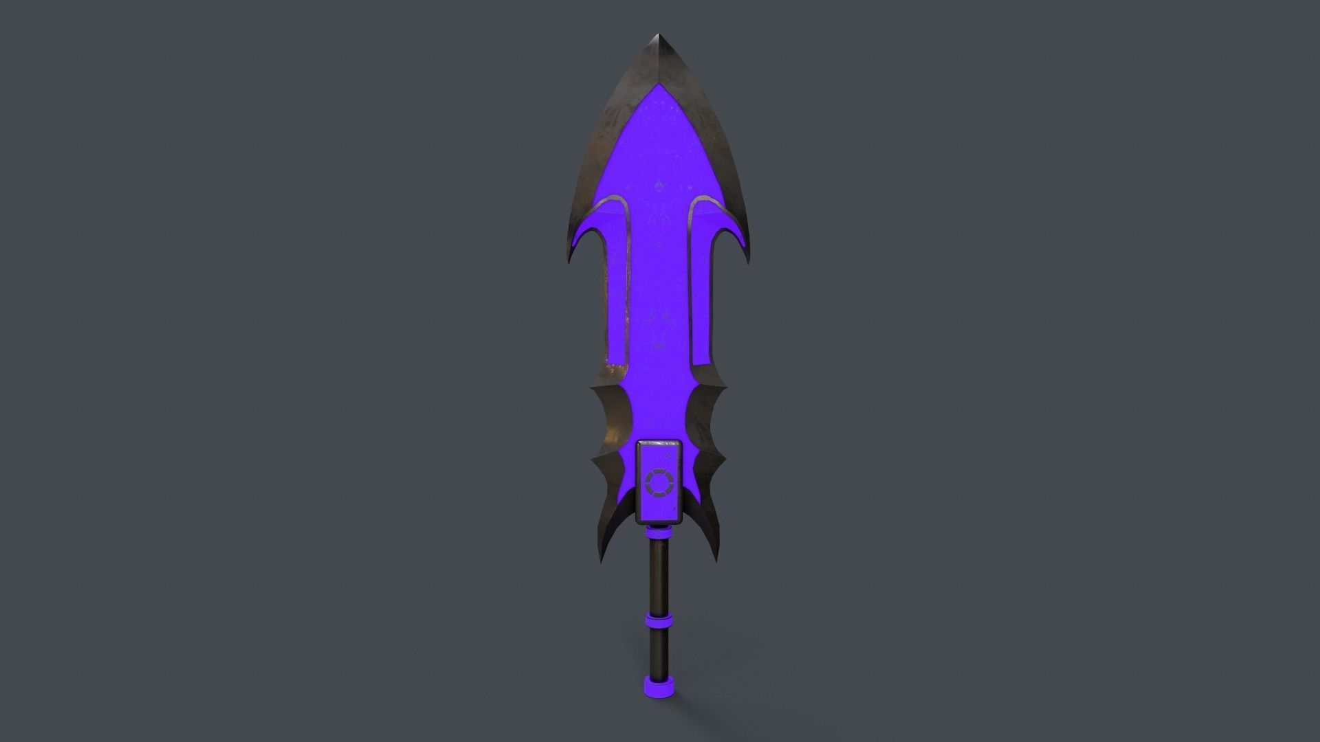 Sci-Fi Sword V4 - 03 Low-poly 3D model_1