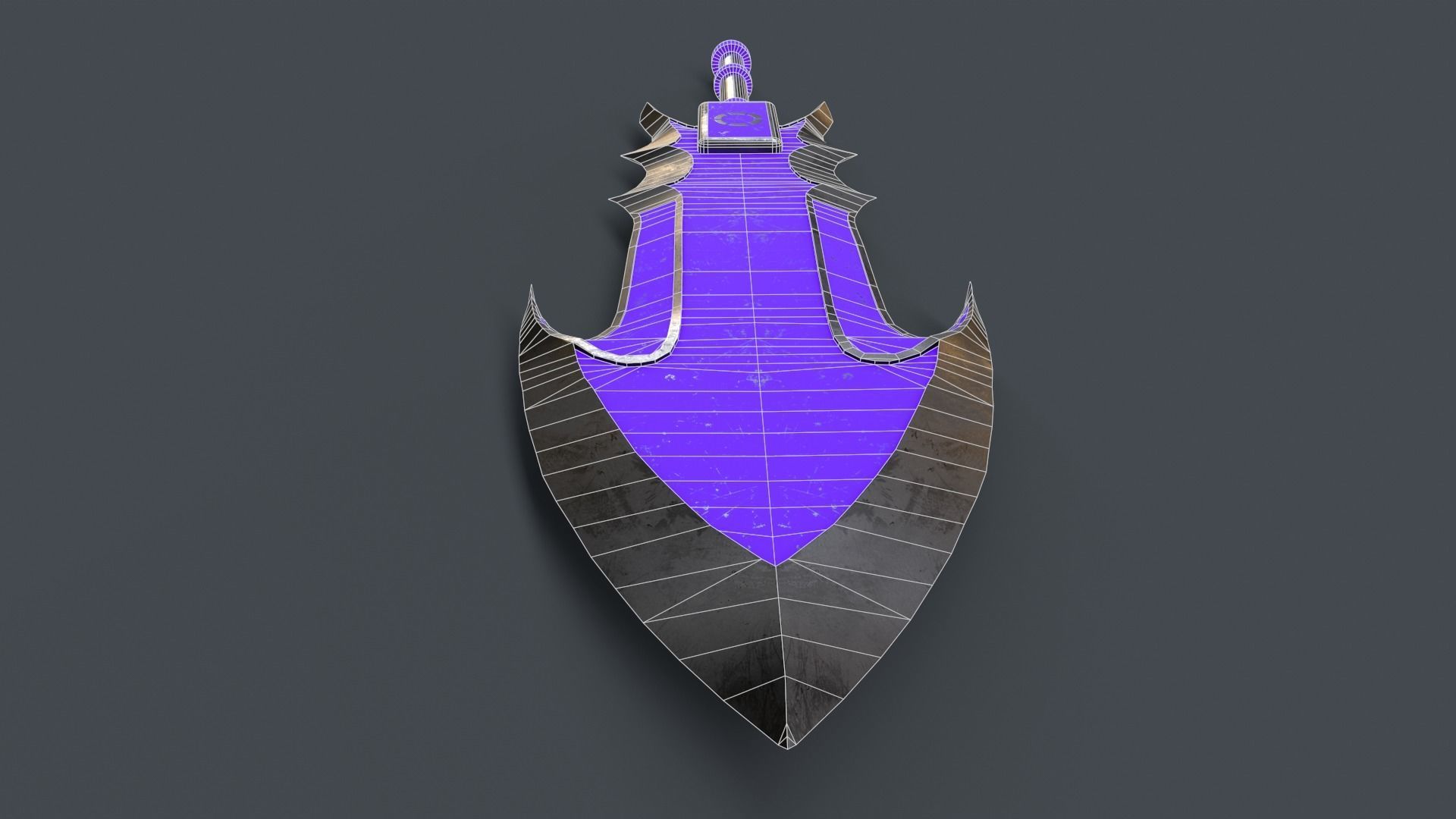 Sci-Fi Sword V4 - 03 Low-poly 3D model_14