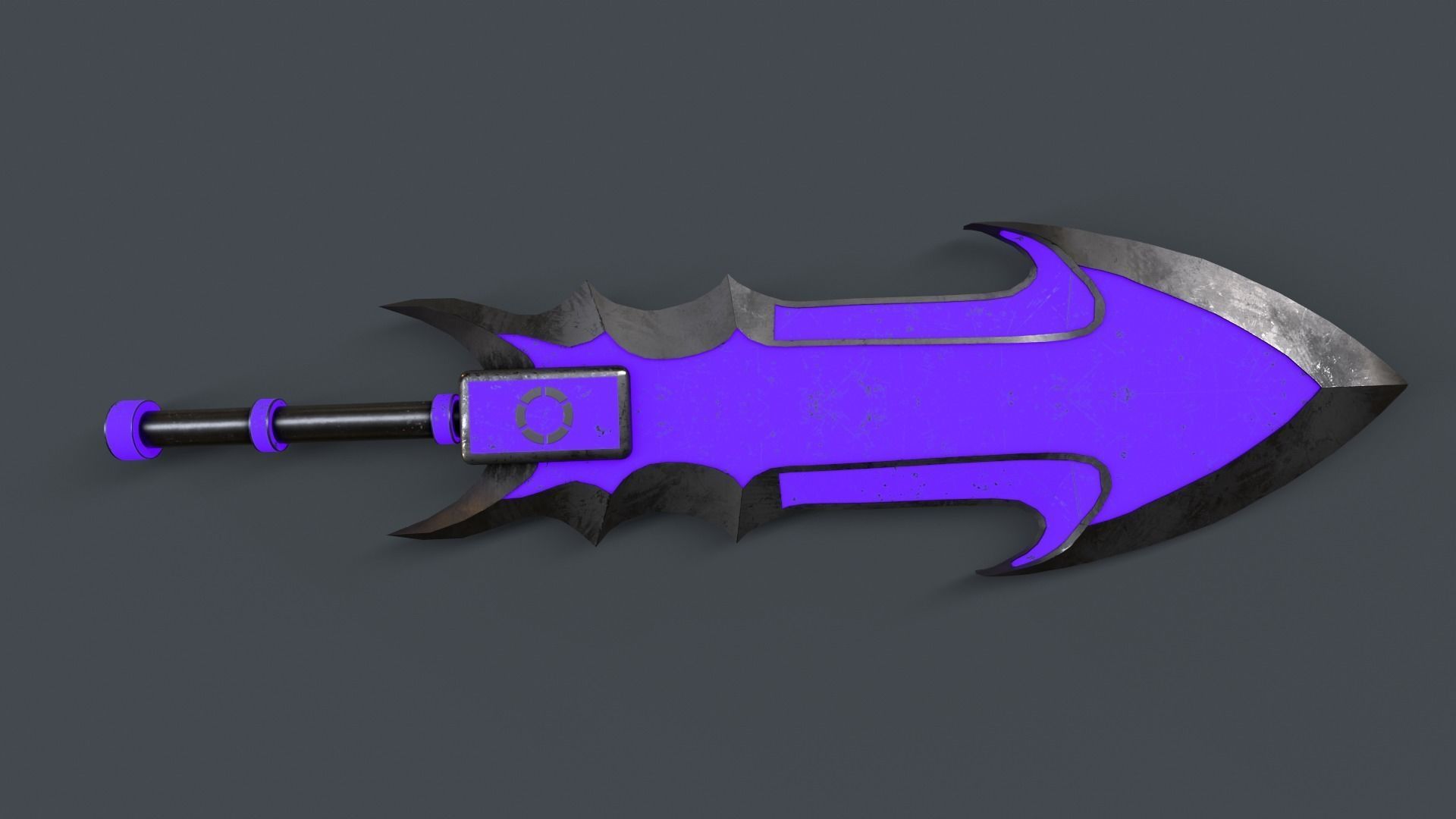 Sci-Fi Sword V4 - 03 Low-poly 3D model_7