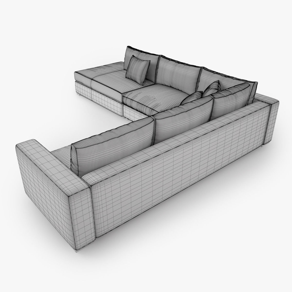 Boconcept Cenova Sofa Set 3D model_32