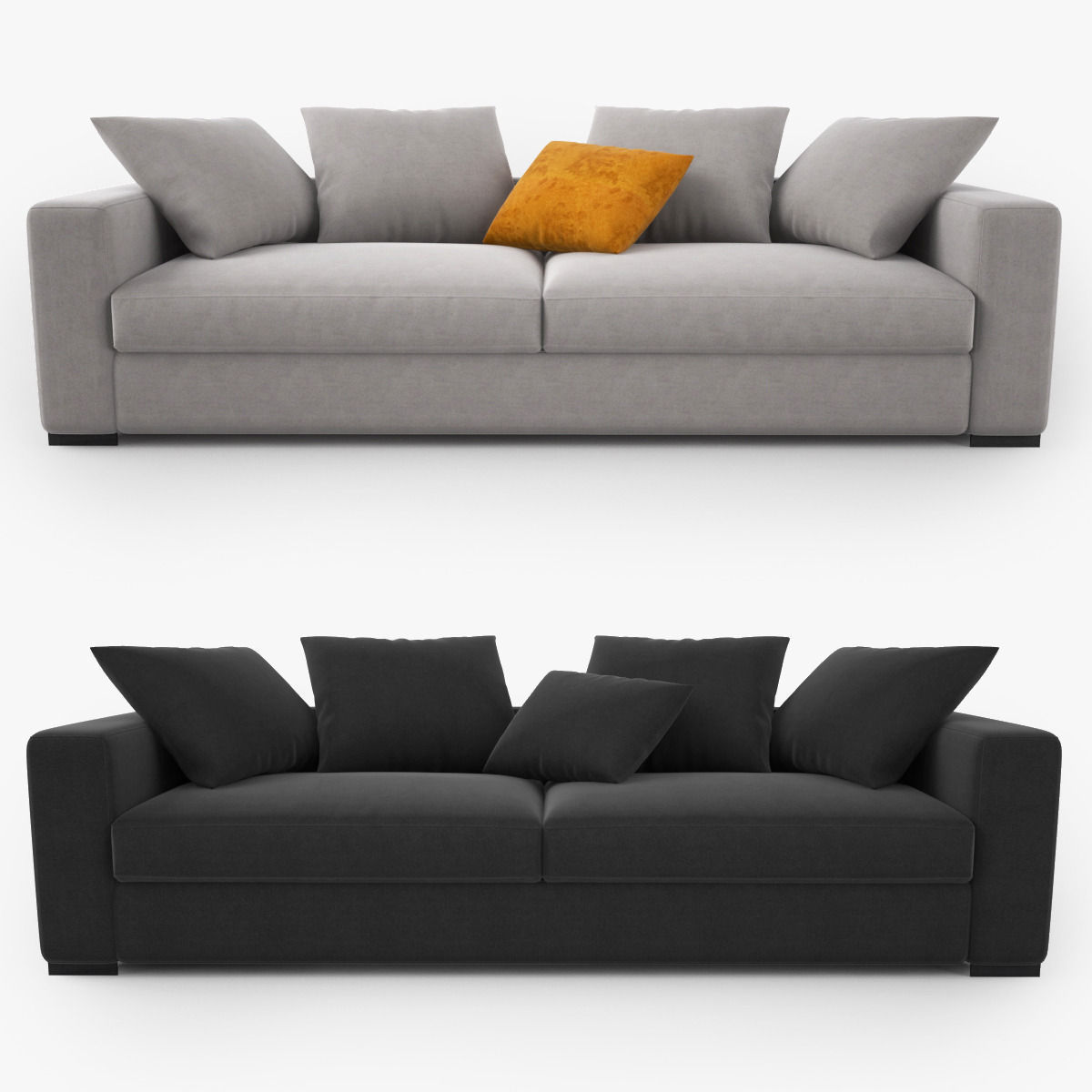 Boconcept Cenova Sofa Set 3D model_6