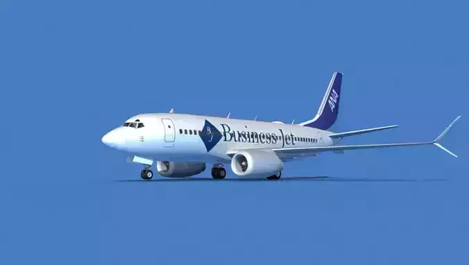 Boeing 737 MAX 7 ANA Business Jet 3D model